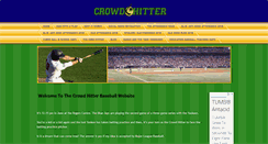 Desktop Screenshot of crowdhitter.com
